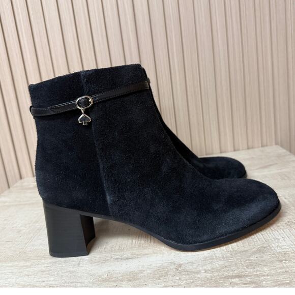 Kate Spade New York Madison Suede Leather Ankle Boots Size 11M Women's Shoes - Picture 3 of 11